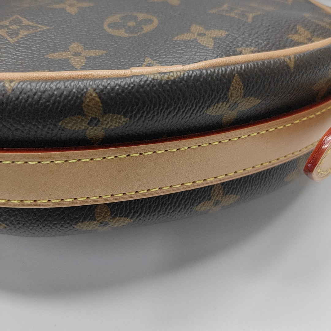 CROISSANT Monogram Coated Canvas Brown