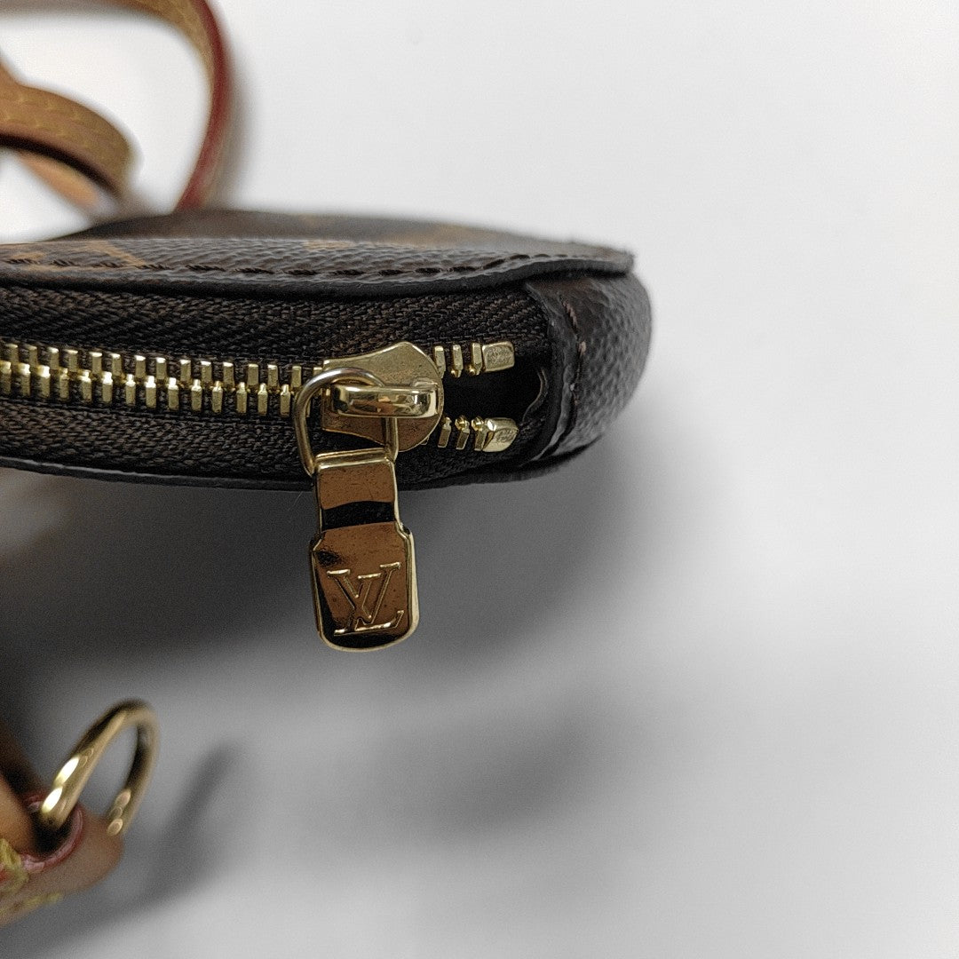 NEVERFULL BB Monogram Coated Canvas Brown