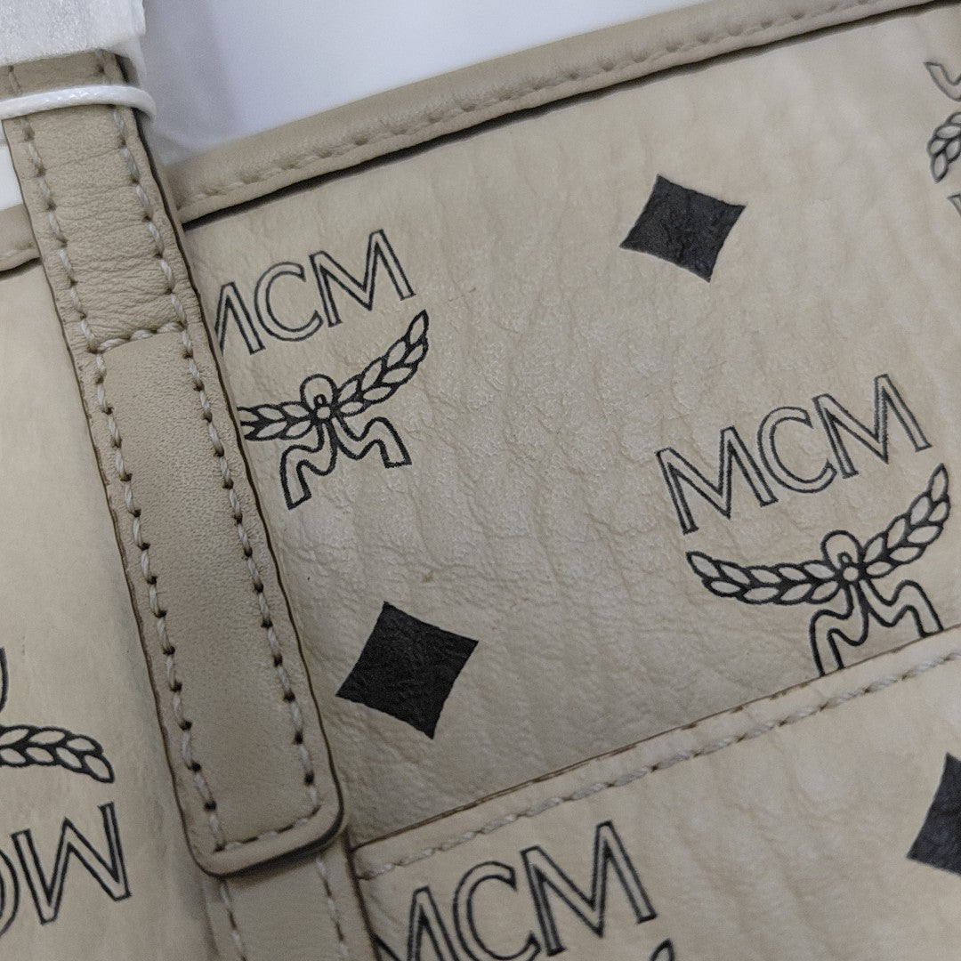 TONI Monogram Coated Canvas Beige