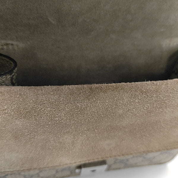 Dionysus Mini Monogram Coated Canvas Beige