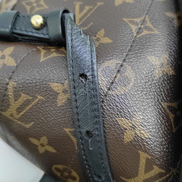 PALM SPRINGS PM Monogram Coated Canvas Brown