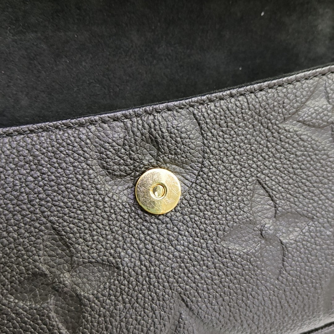IVY Monogram Calfskin Black