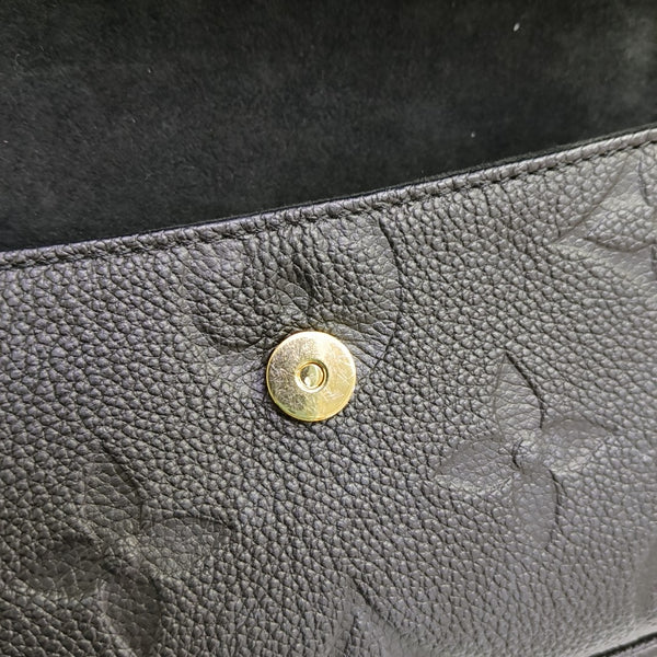 IVY Monogram Calfskin Black