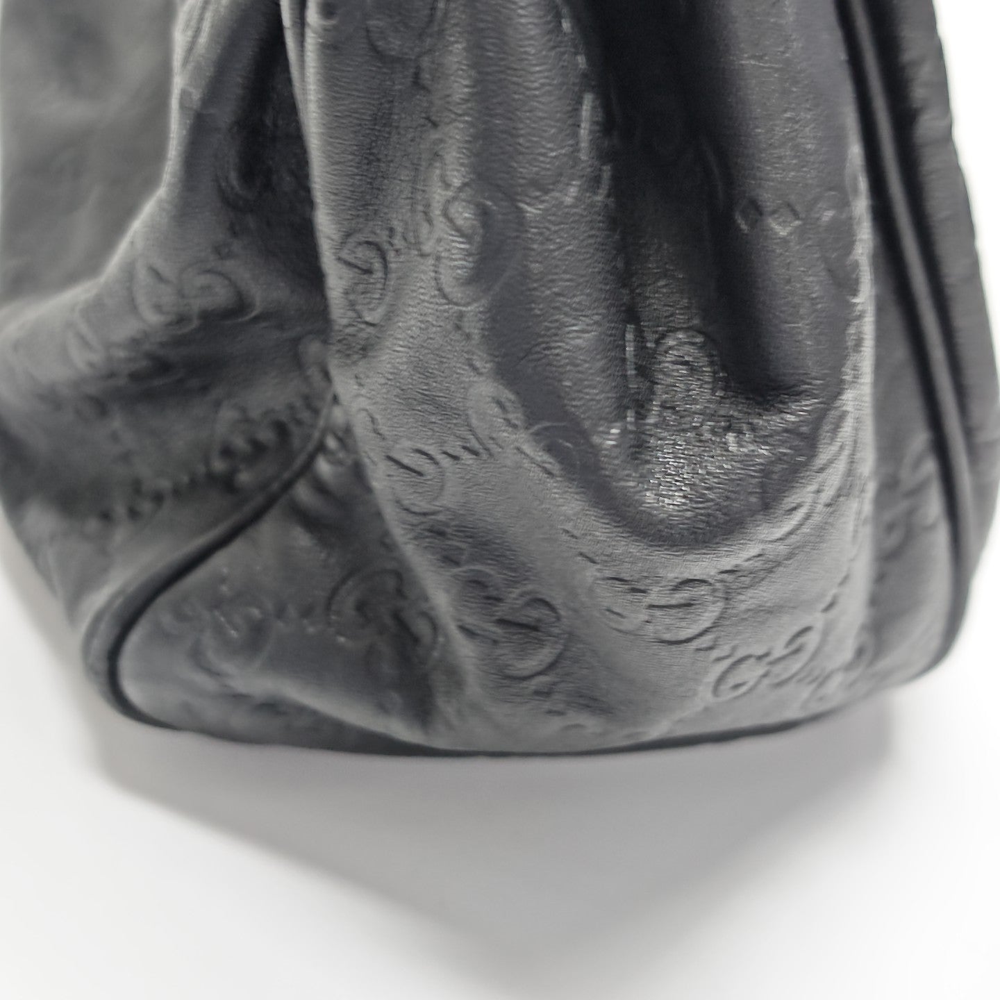 Sukey Monogram Calfskin Black