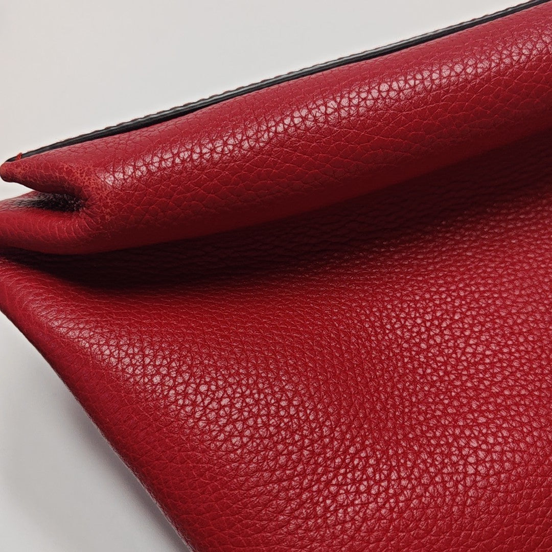 Daily Calfskin Red