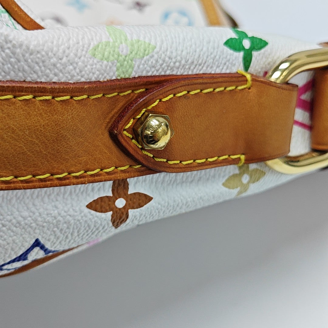 GRETA Monogram Coated Canvas White