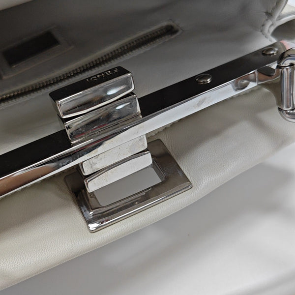 Peekaboo Mini Calfskin White