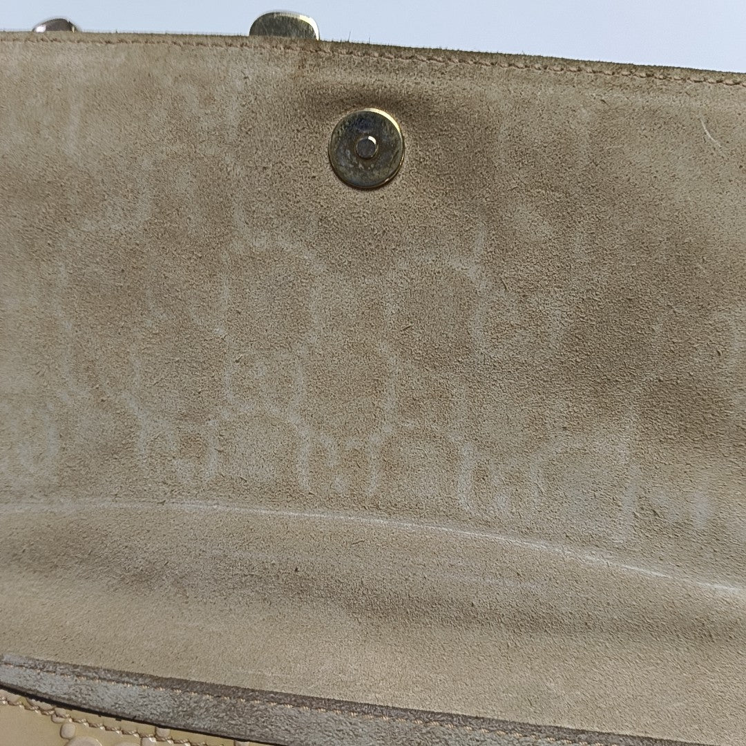 Monogram Patent Leather Beige