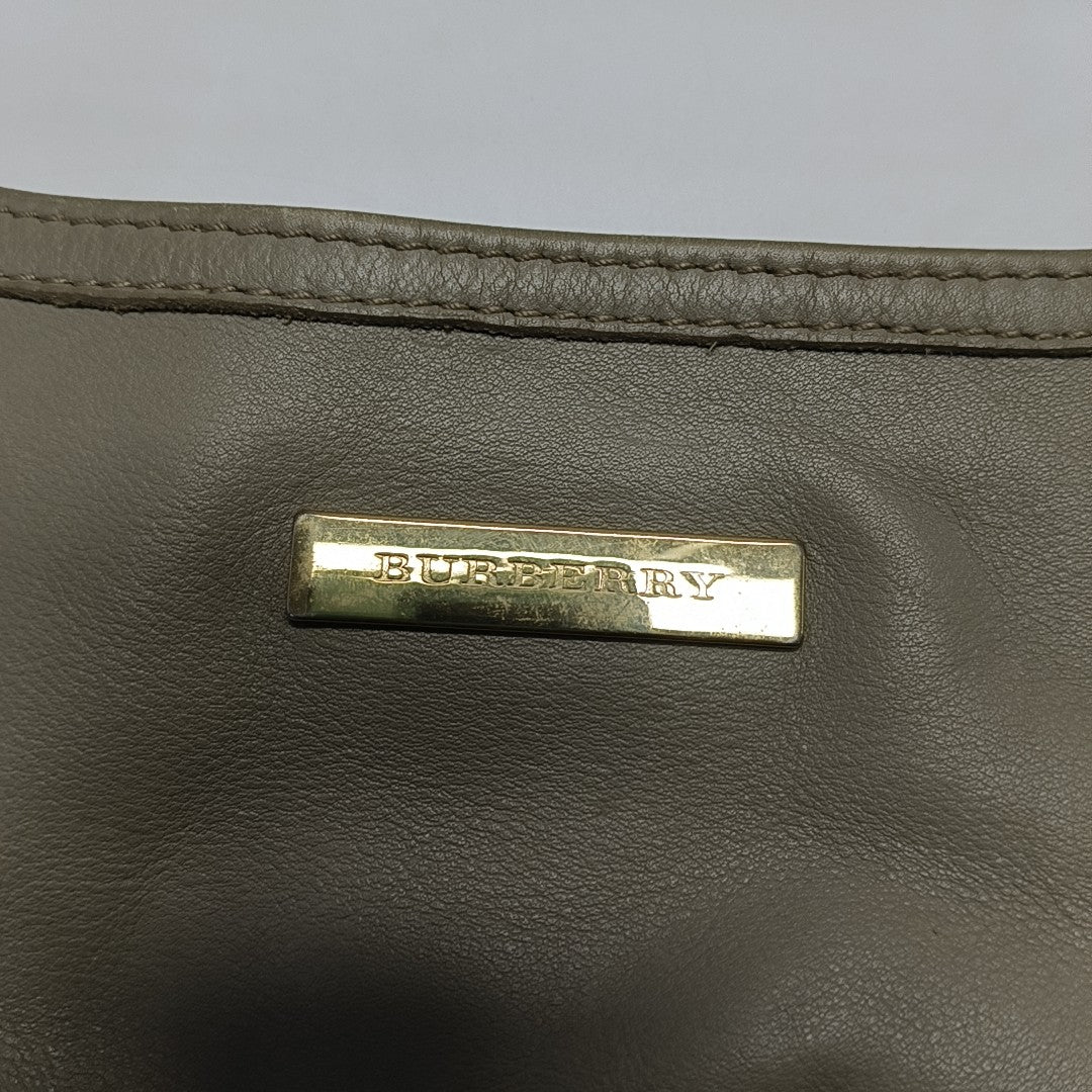 Calfskin Top Handle Bag Gray