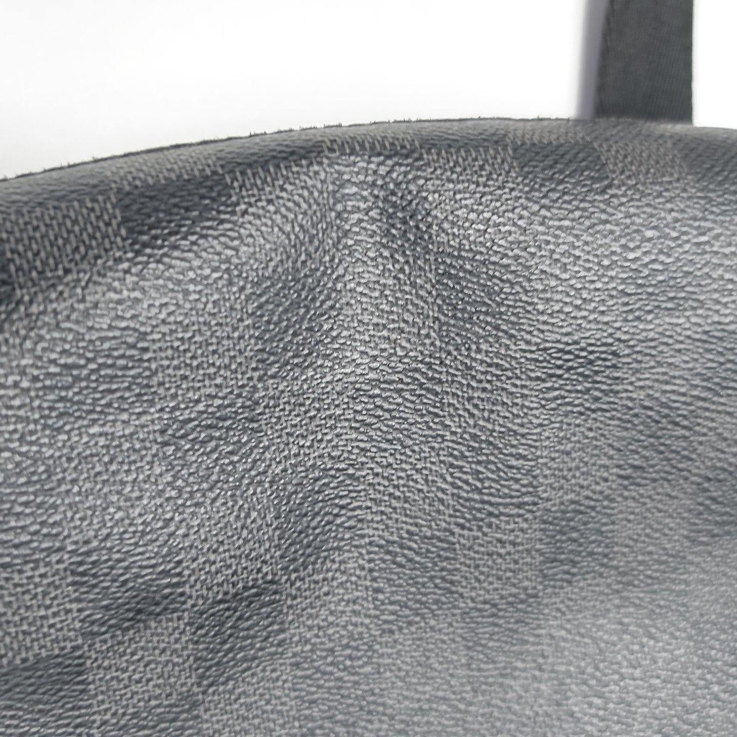 DISTRICT PM Damier Graphite Coated Canvas Gray