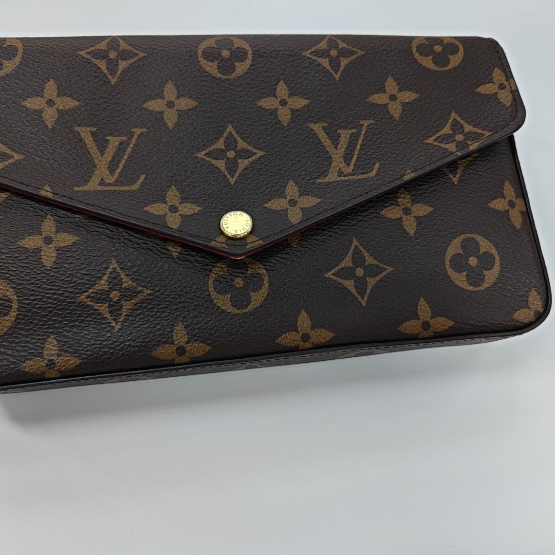 FÉLICIE Monogram Coated Canvas Brown