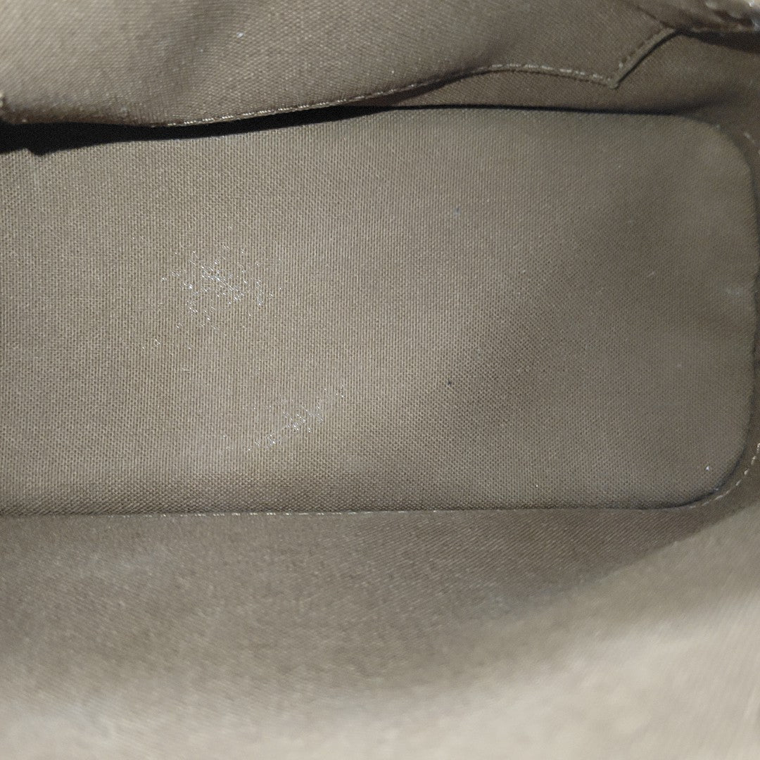 ALMA BB Monogram Coated Canvas Brown