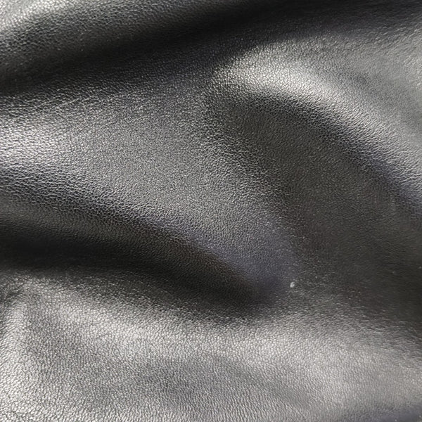 Calfskin Top Handle Bag Black