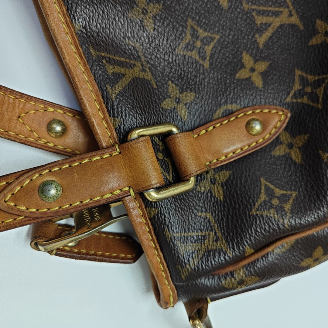 ESTRELA MM Monogram Coated Canvas Brown