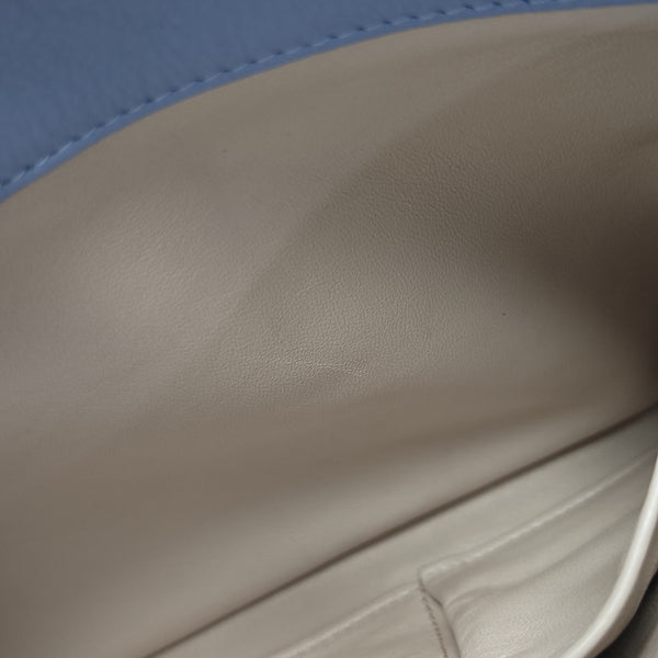 Calfskin Shoulder Bag Blue