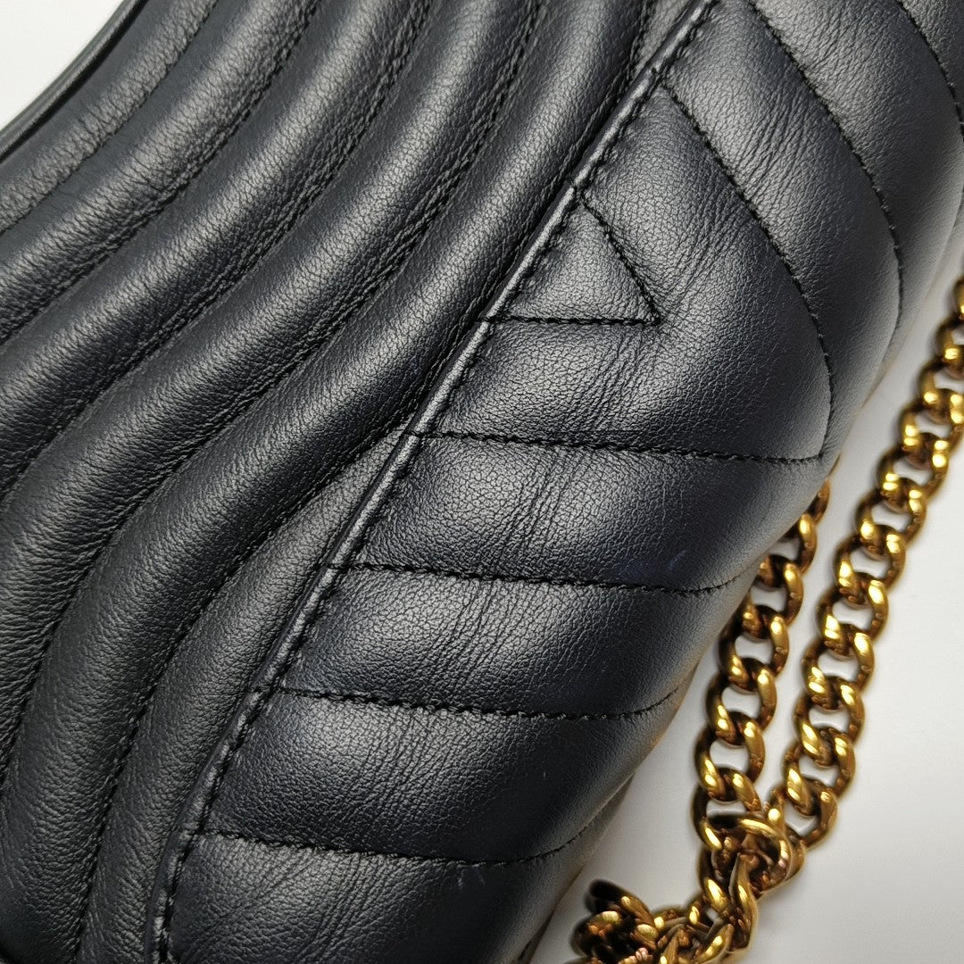 NEW WAVE MM Quilted Calfskin Black