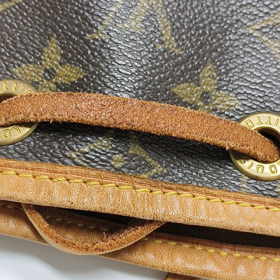 NOÉ GM Monogram Coated Canvas Brown