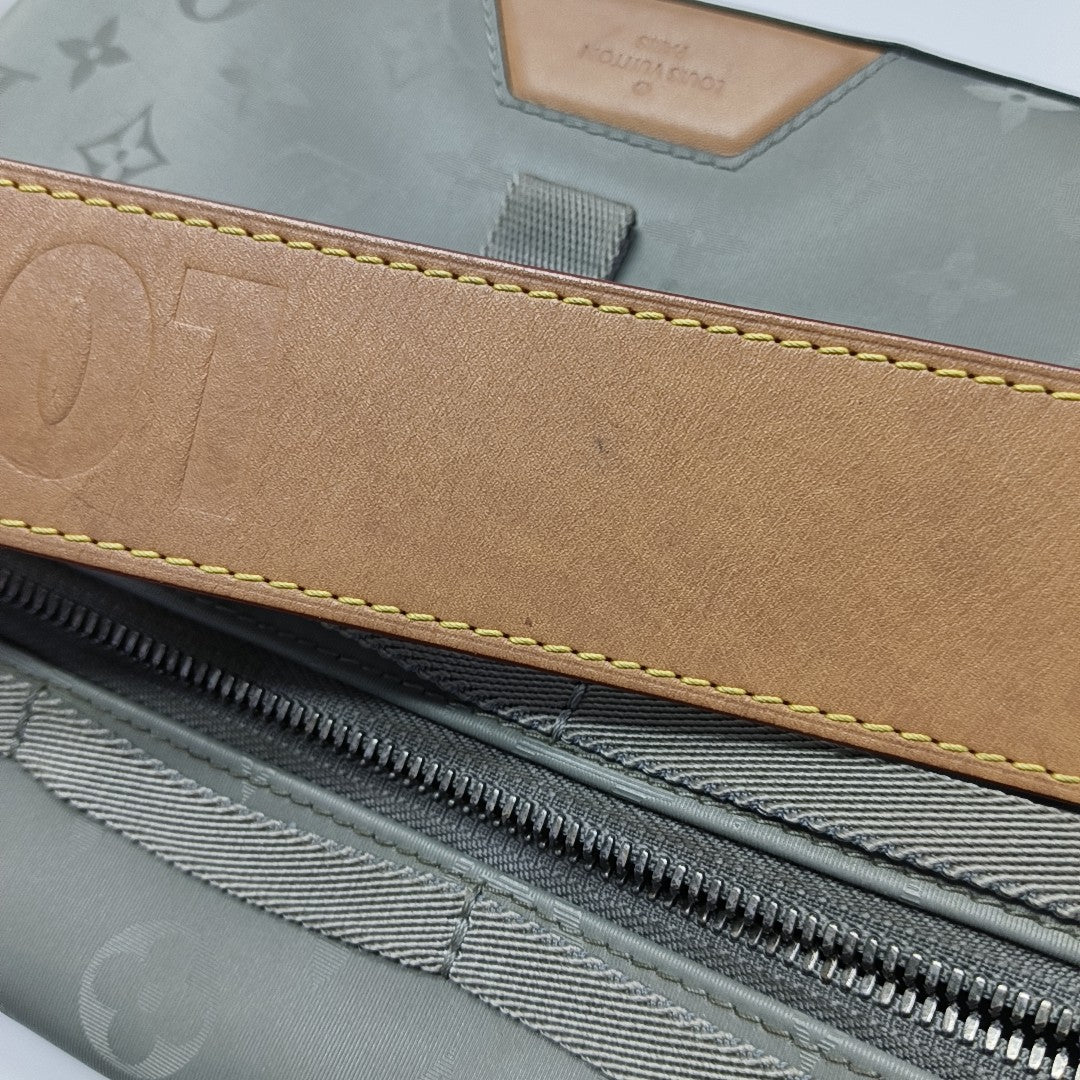 Monogram Coated Canvas Shoulder Bag Green