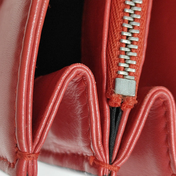 SERPENTI FOREVER Medium Calfskin Red
