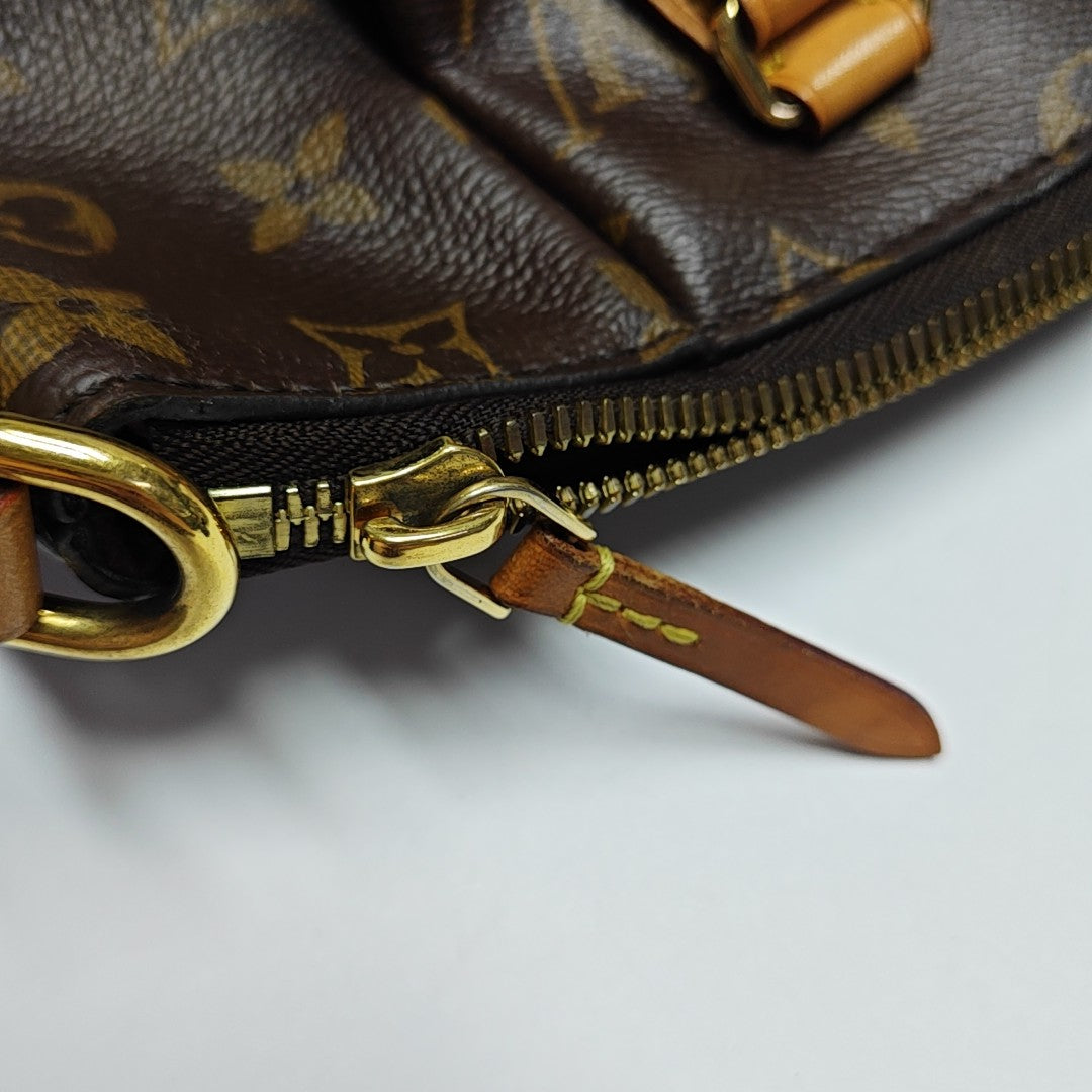 TURENNE Monogram Coated Canvas Brown