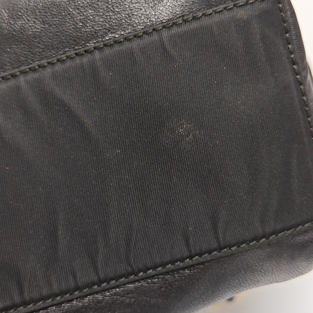 Calfskin Shoulder Bag Black