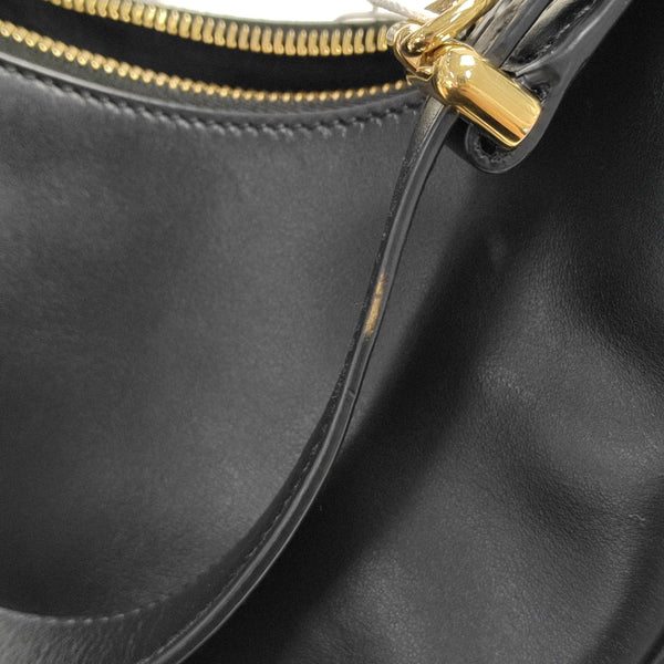 Calfskin Shoulder Bag Black