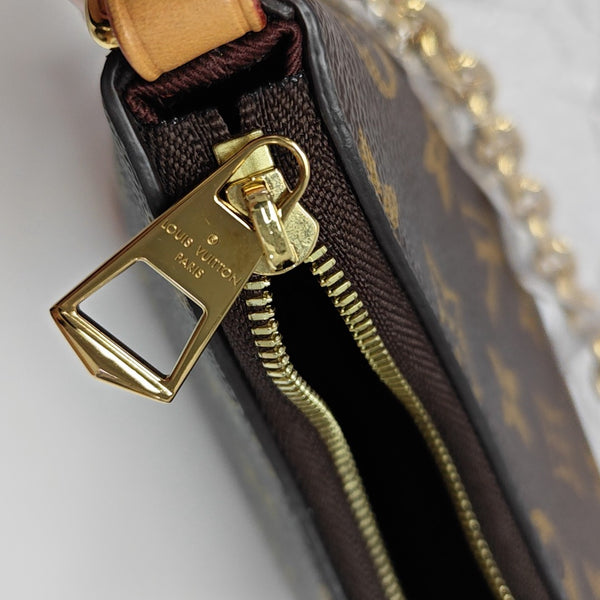 BOULOGNE Nano Monogram Coated Canvas Brown