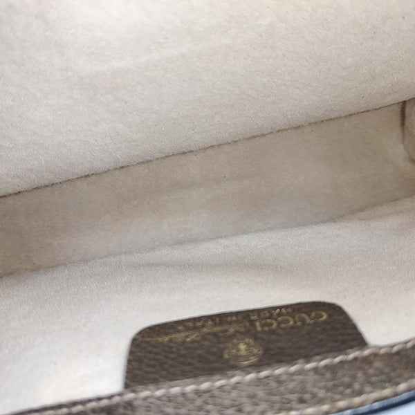 Ophidia Small Monogram Coated Canvas Beige