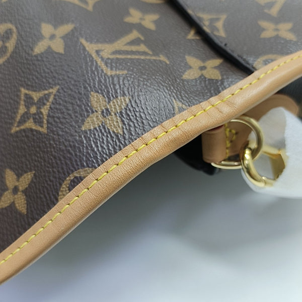 DIANE Monogram Coated Canvas Brown