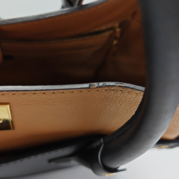 ON MY SIDE MM Monogram Calfskin Black