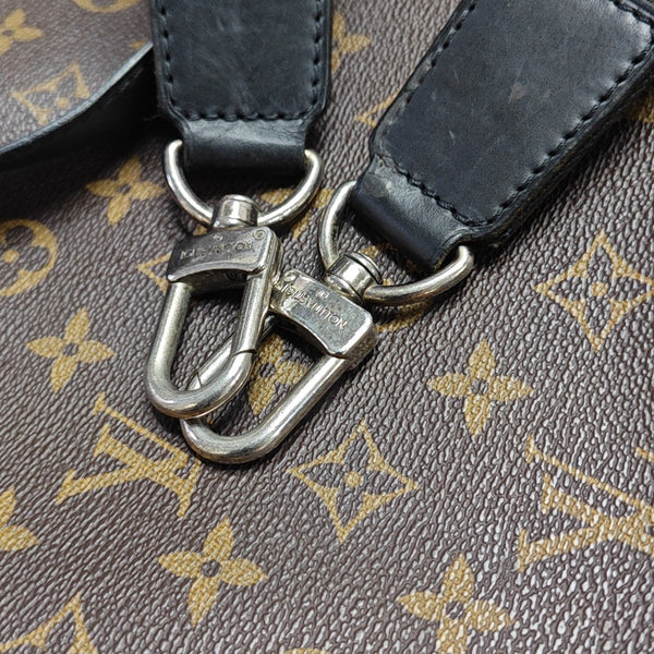 KITAN Monogram Coated Canvas Brown