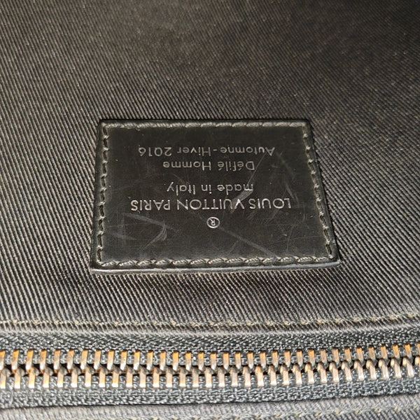 VOYAGER PM Monogram Coated Canvas Black