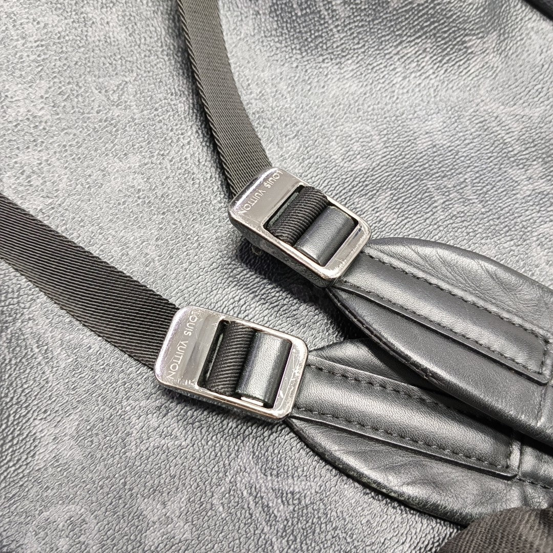 DISCOVERY Monogram Coated Canvas Gray
