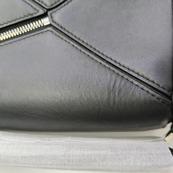 Puzzle Small Calfskin Black