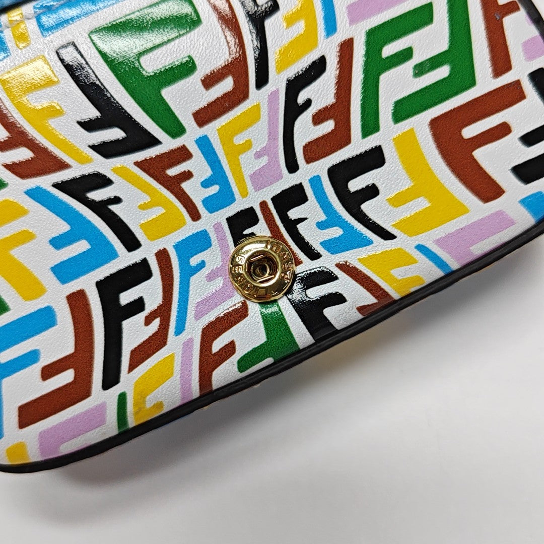 Baguette Nano Calfskin Multicolor