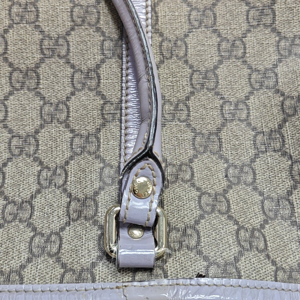 Monogram Coated Canvas Tote Bag Beige