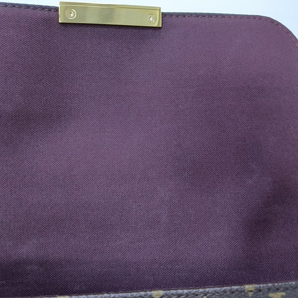 FAVORITE MM Monogram Coated Canvas Brown