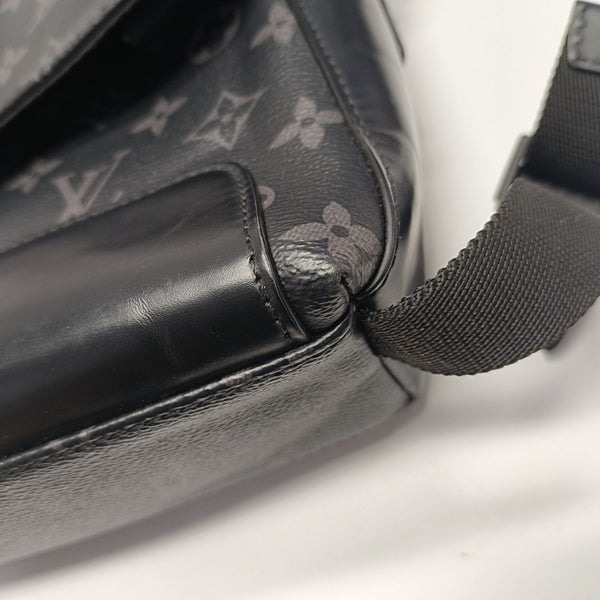 VOYAGER PM Monogram Coated Canvas Black