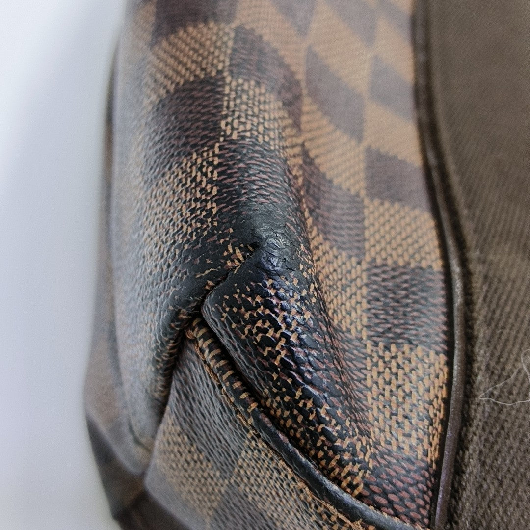 VINTAGE BEAUBOURG Damier Ebene Coated Canvas Brown