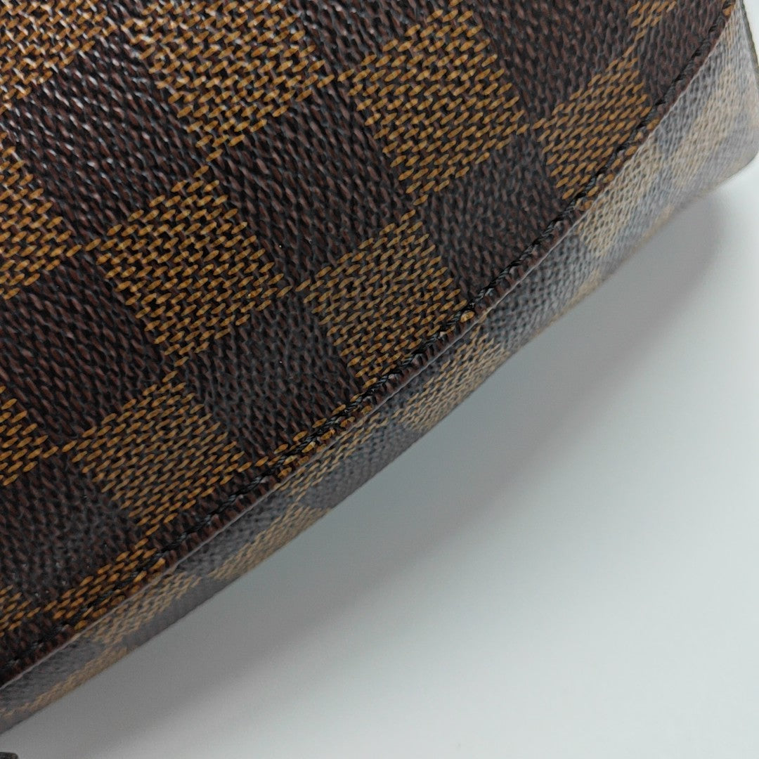 PALERMO PM Damier Ebene Coated Canvas Brown