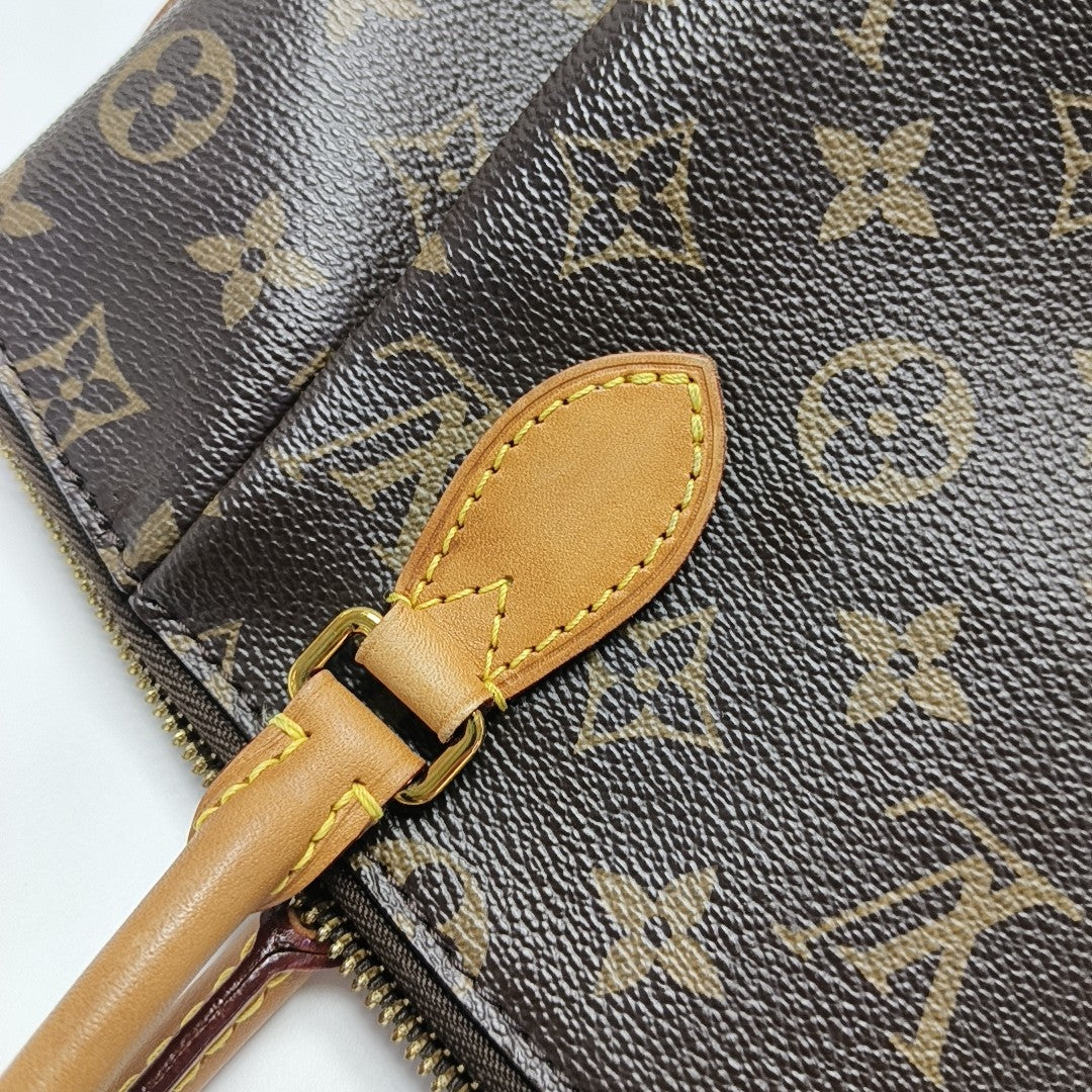TURENNE Monogram Coated Canvas Brown