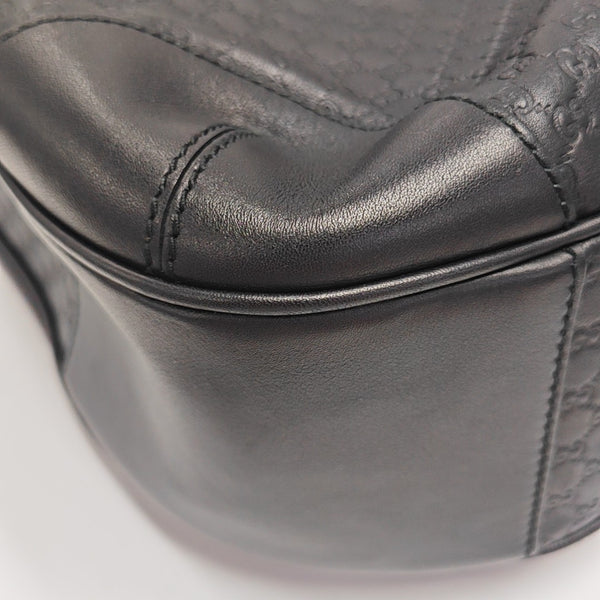 Monogram Calfskin Top Handle Bag Black