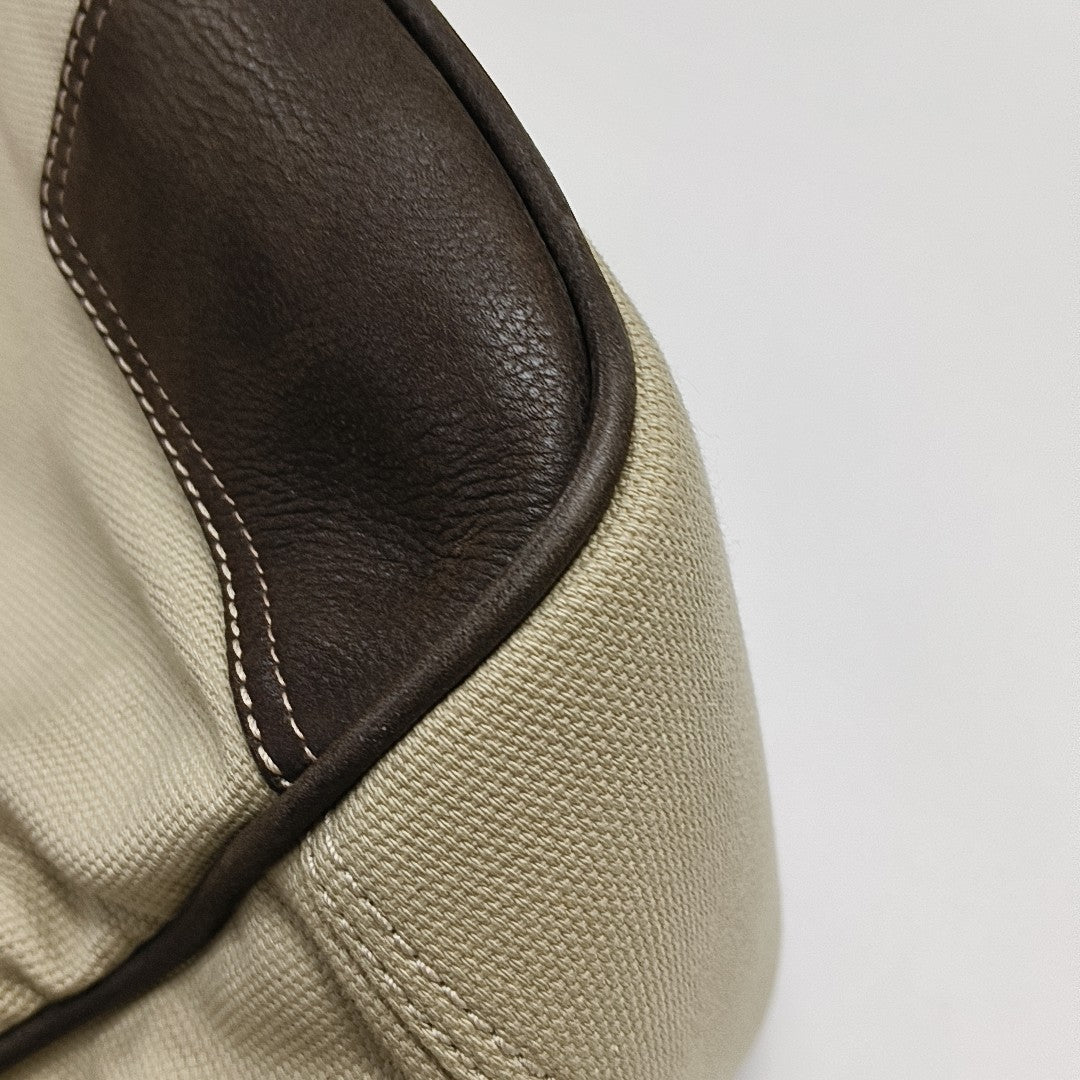 Canvas Shoulder Bag Beige