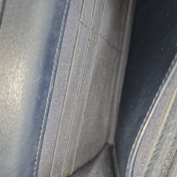WOC Quilted Patent Leather Blue