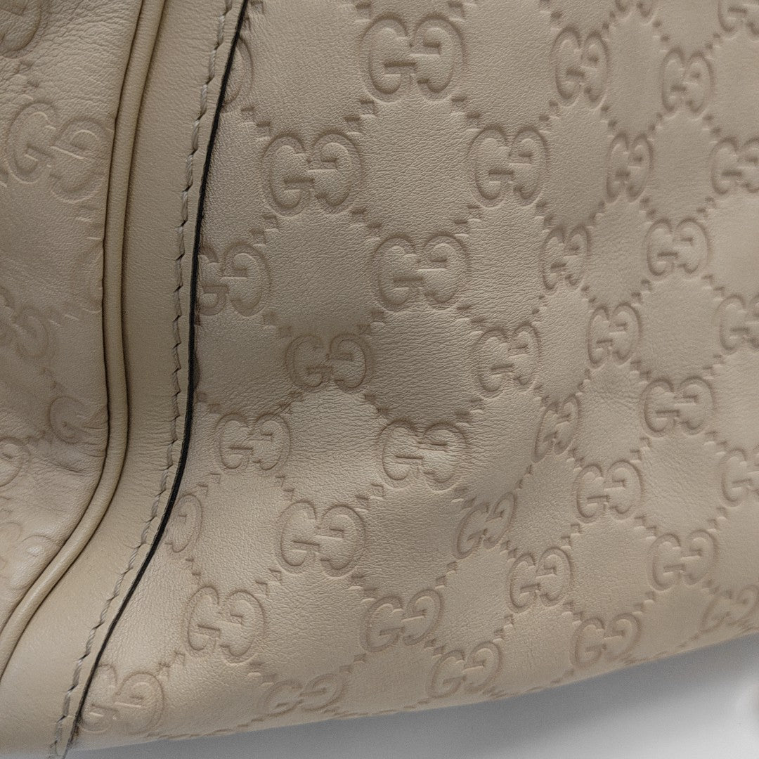 Monogram Calfskin Beige