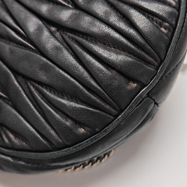Matelassé Quilted Lambskin Black