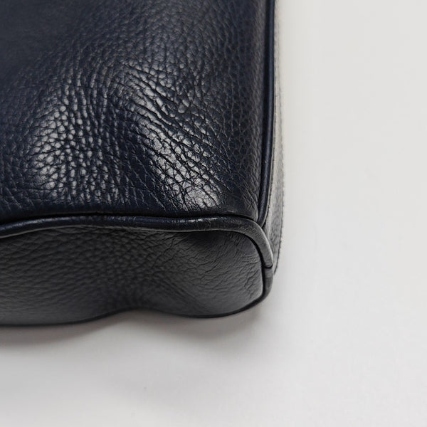 Calfskin Shoulder Bag Blue
