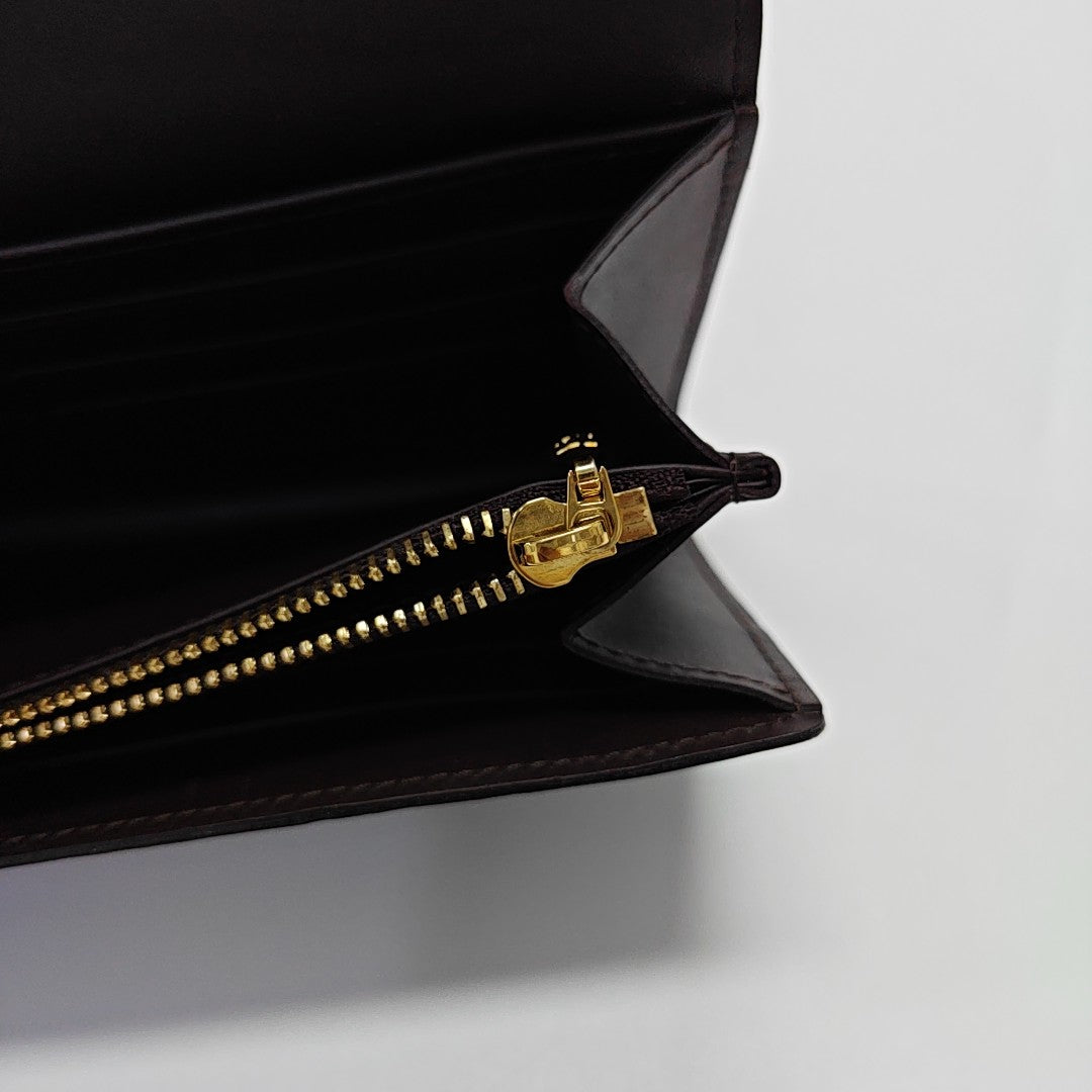 SARAH Patent Leather Red Wallet