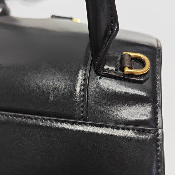 Hourglass XS Calfskin Black