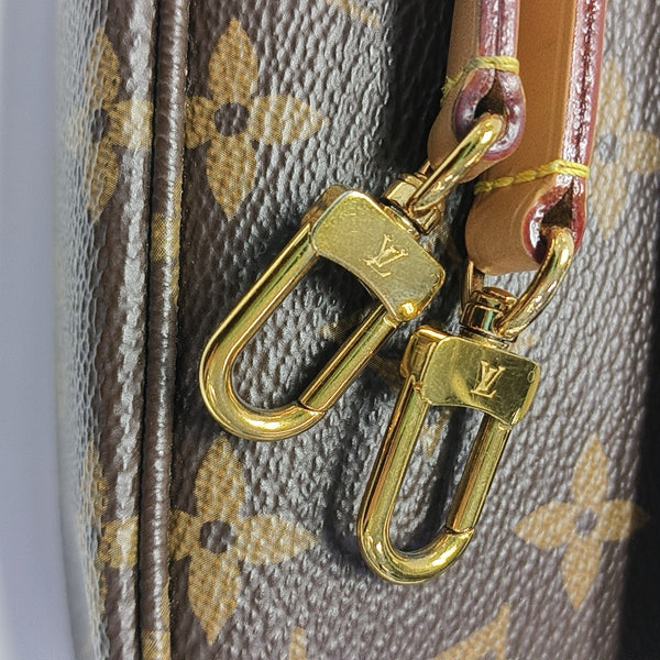 IVY Monogram Coated Canvas Brown